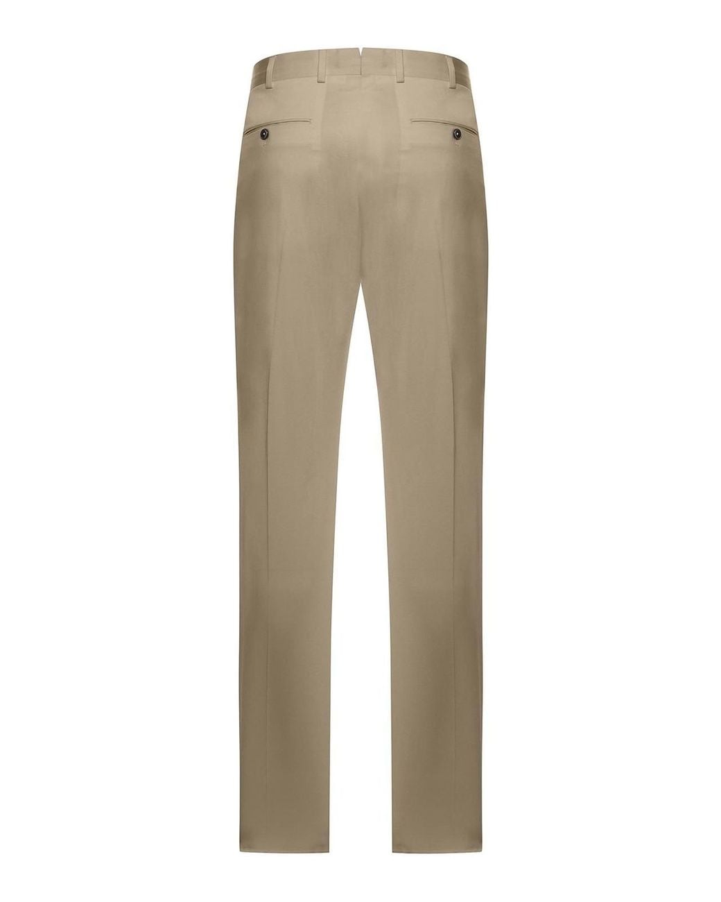 PT Torino Natural Tailored Cotton Trousers for men