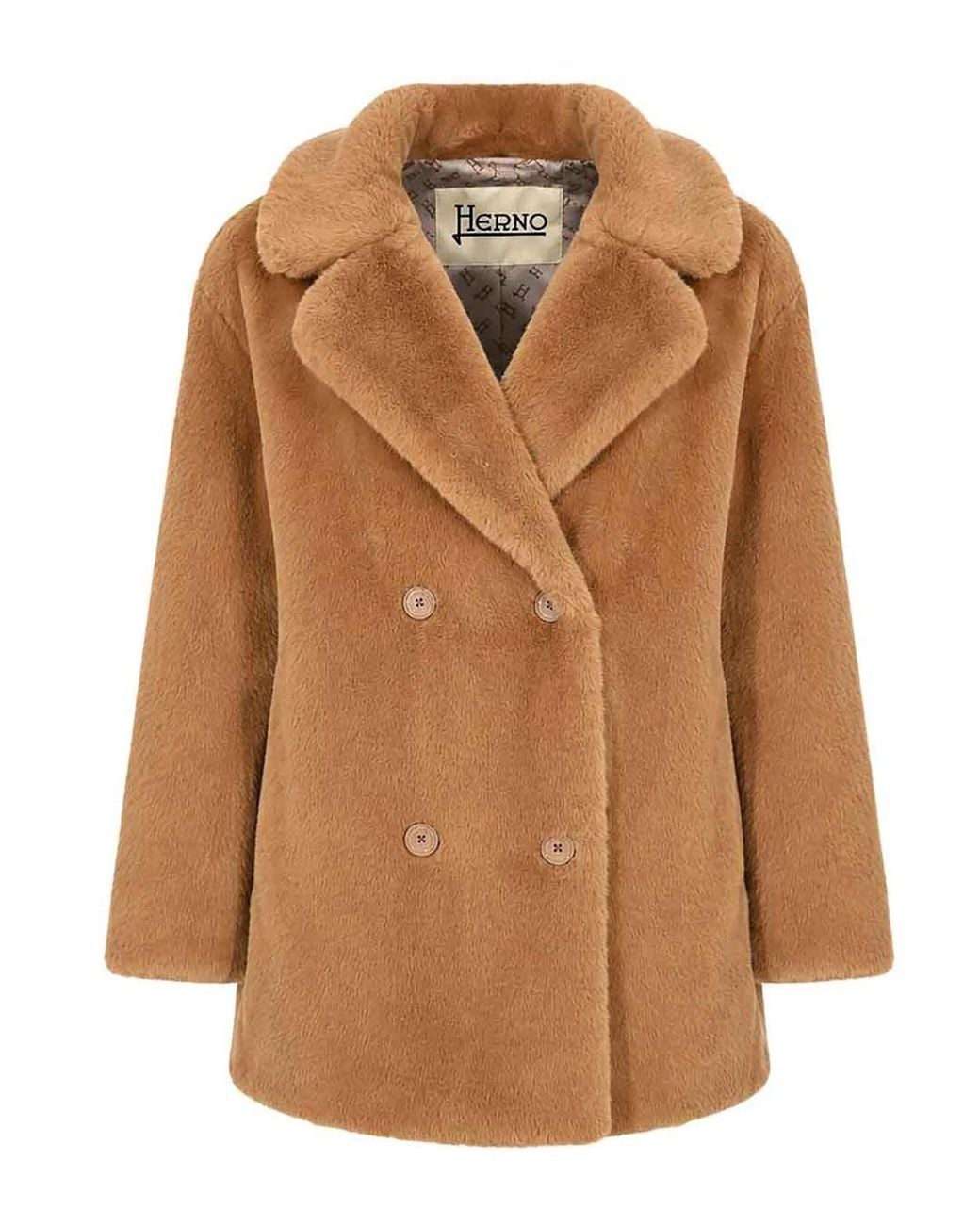 Herno Brown Soft Coat