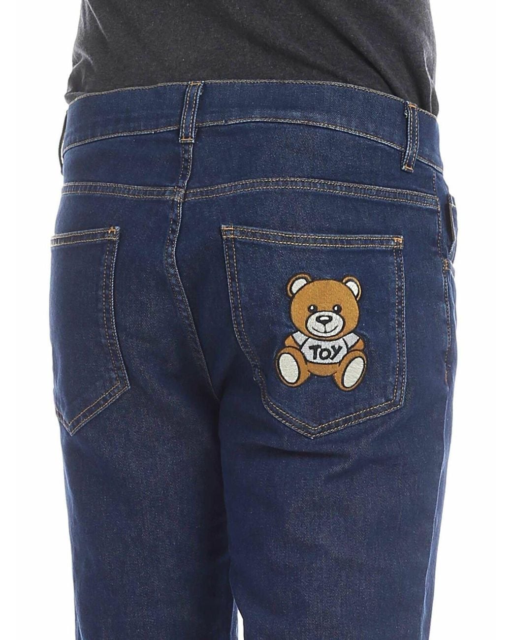Vaqueros Rectos Moschino de hombre de color Blue