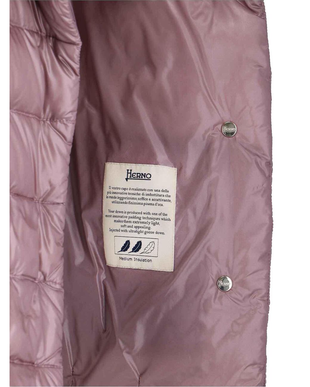 Herno Purple Down Filled Comforter