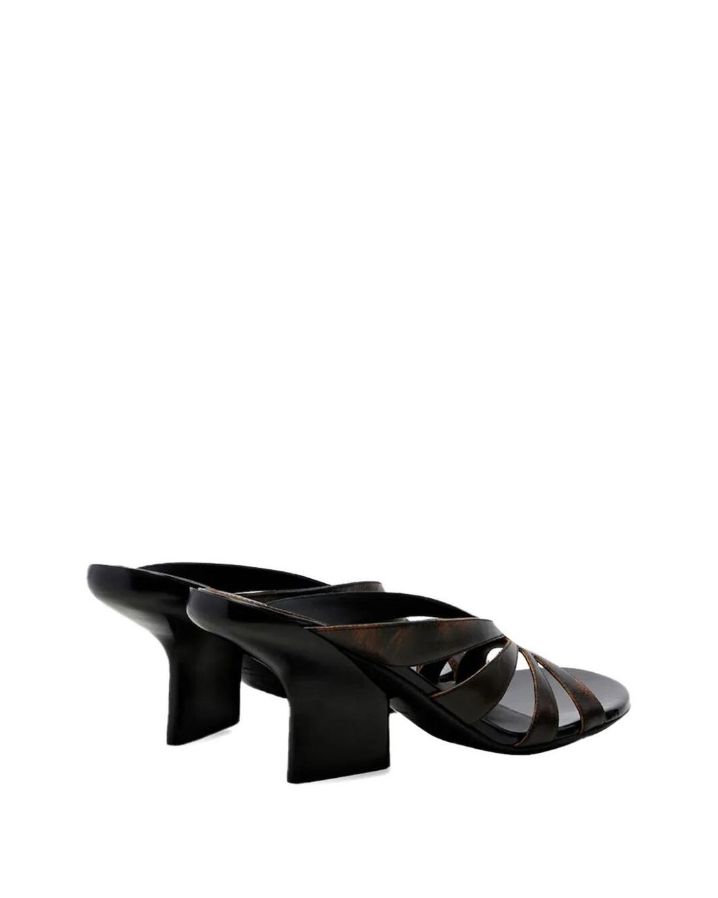 Dries Van Noten Black Mules
