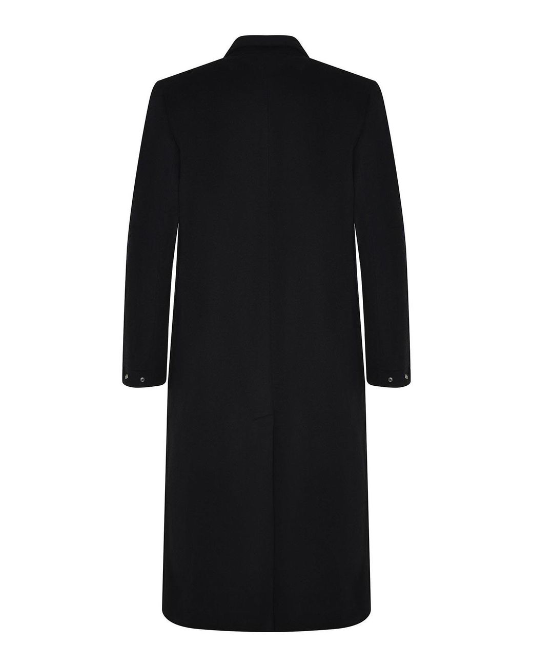 HELIOT EMIL Black Coat Made Of A Wool And Cashmere Blend for men