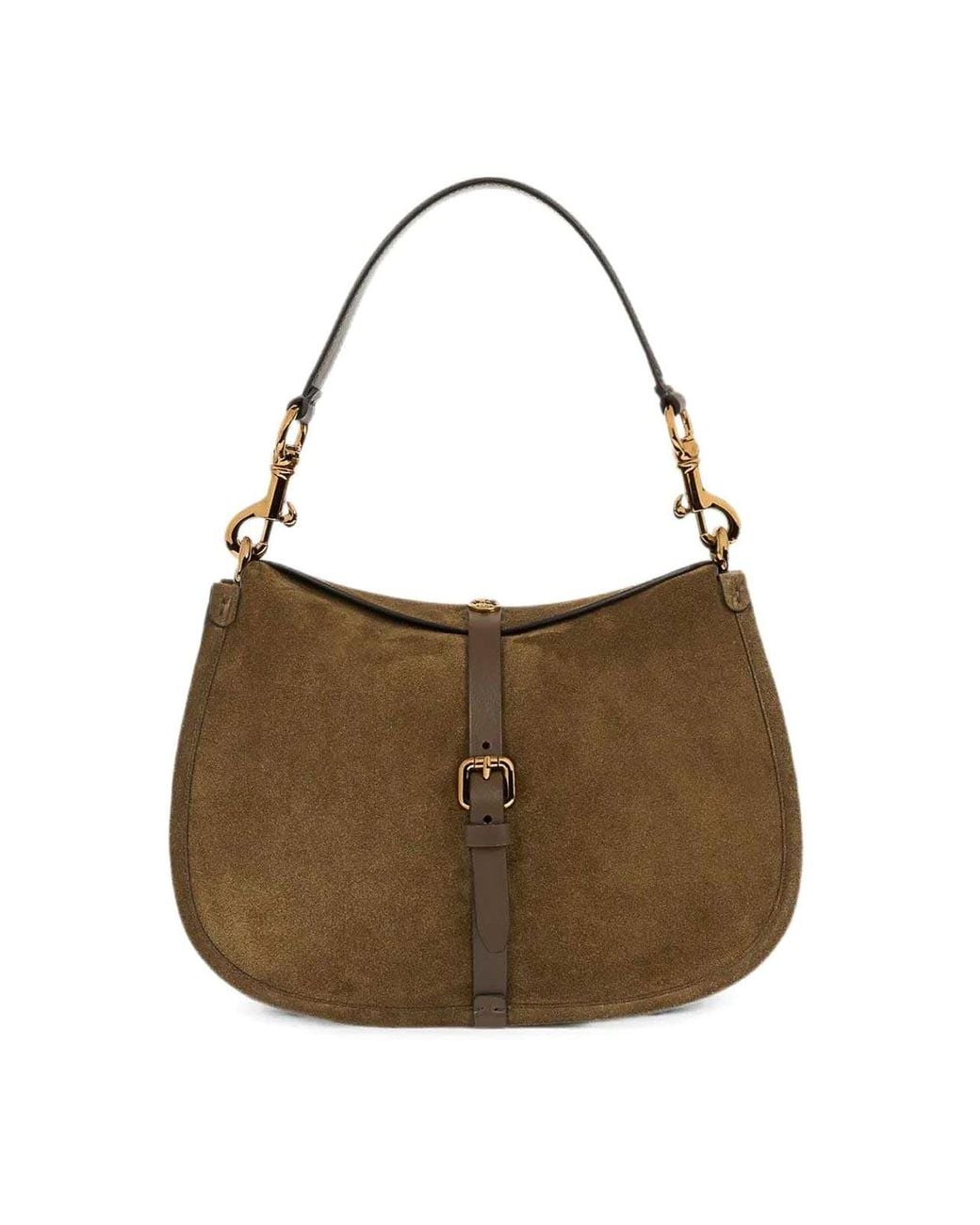 Etro Brown Pony Suede Crossbody Bag