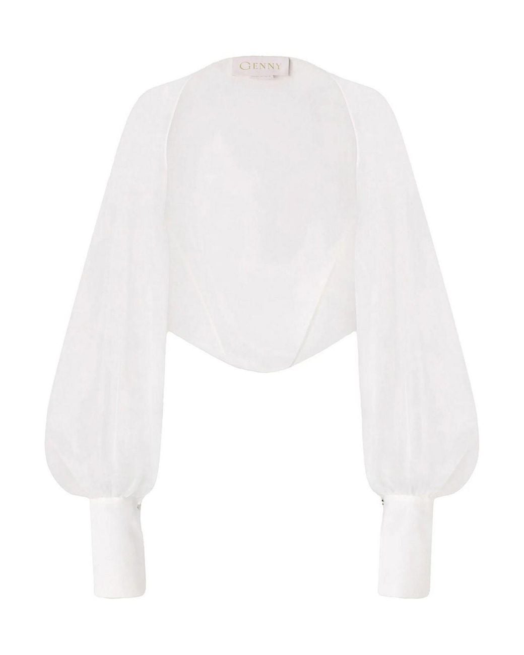Genny White Organza Booths