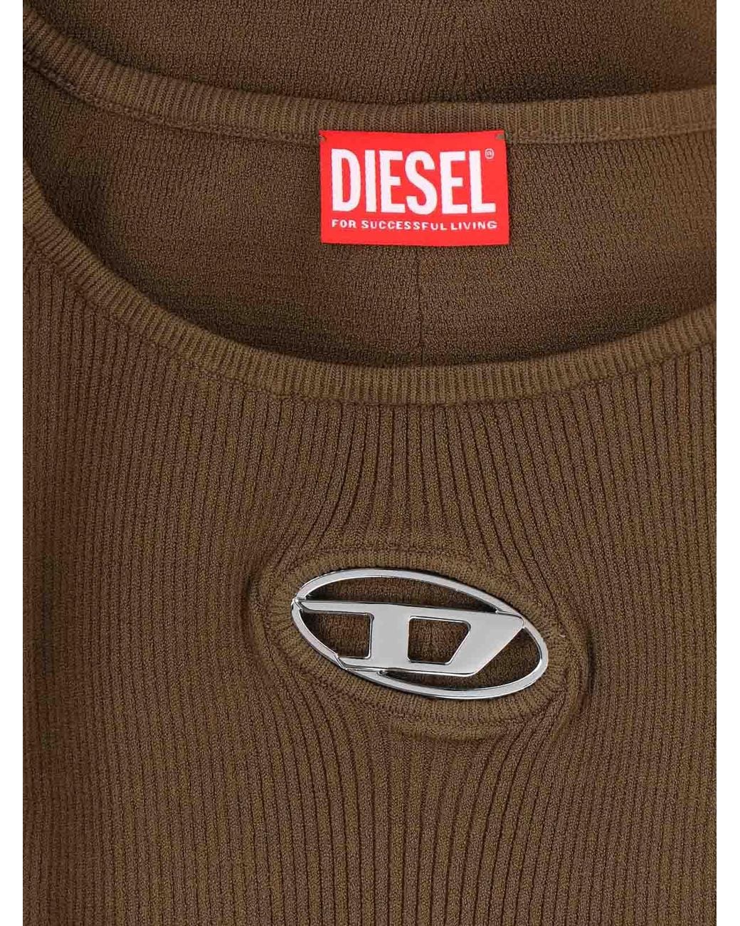 DIESEL Brown Mini Dress