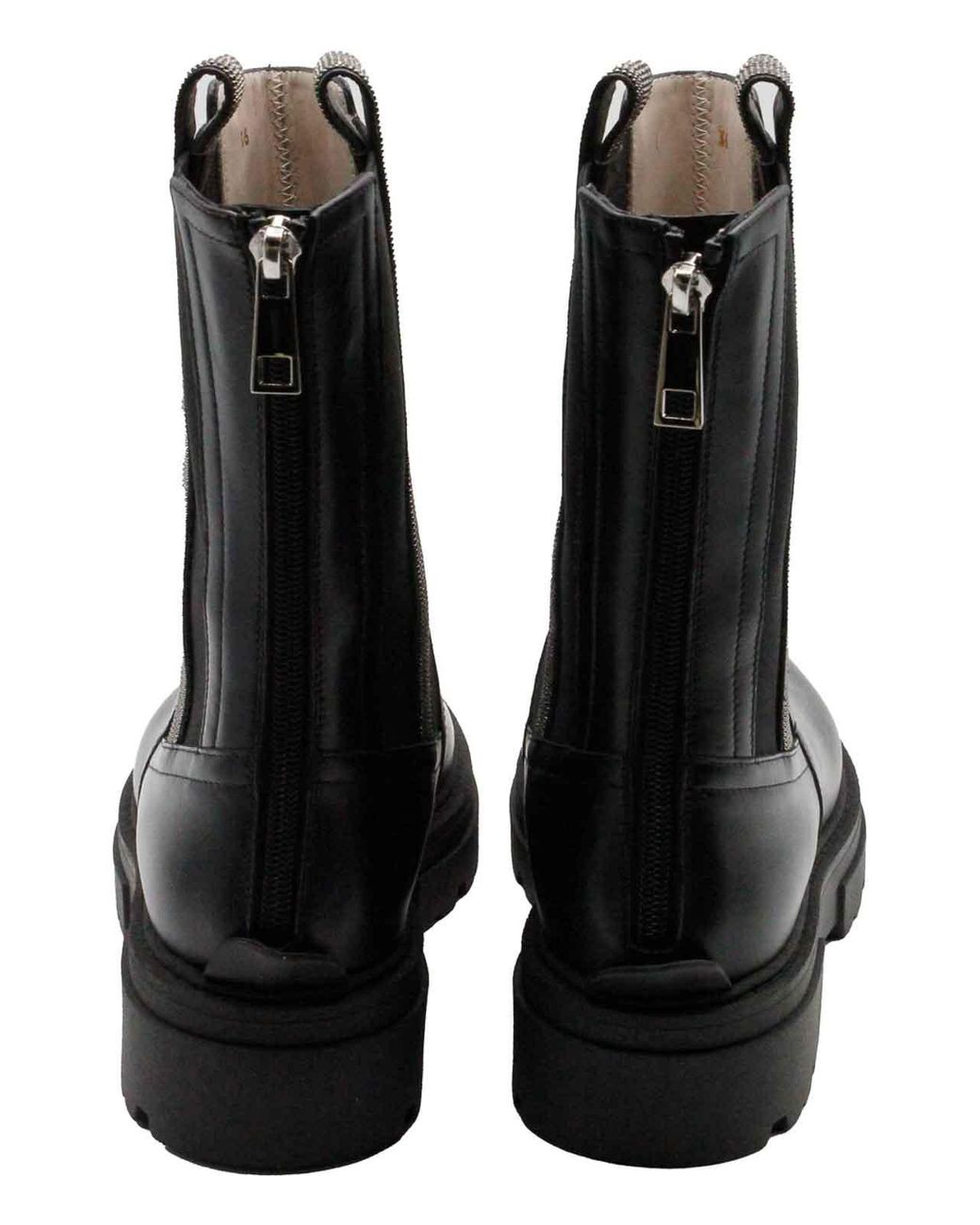 Fabiana Filippi Black Flat Shoes