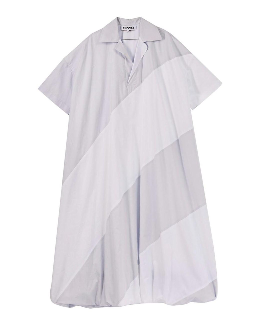 Sunnei White Puffy Polo Dress