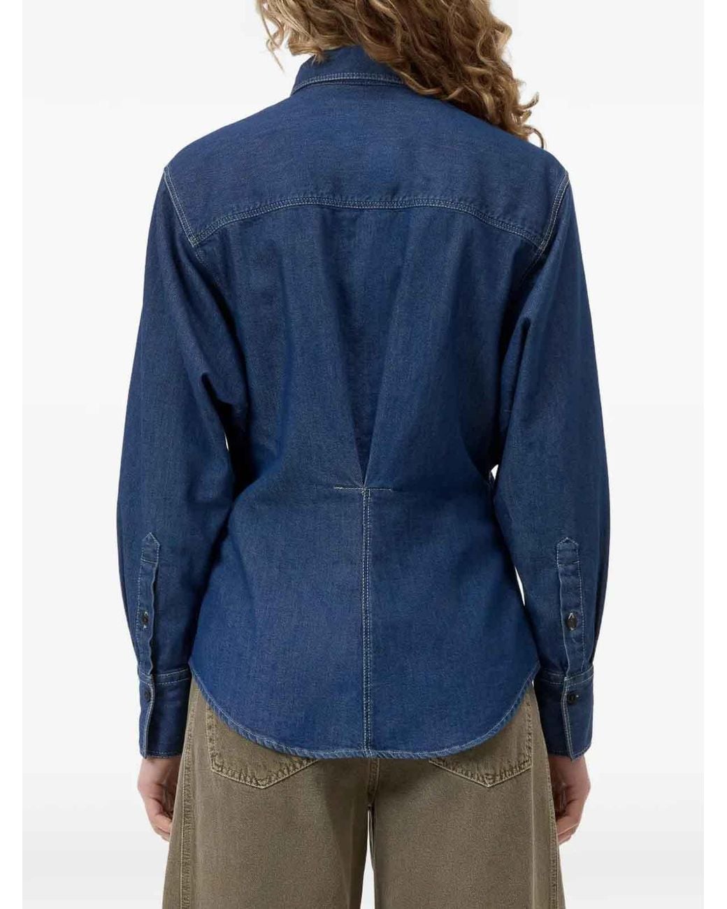 Closed Blue Shirt Waisted