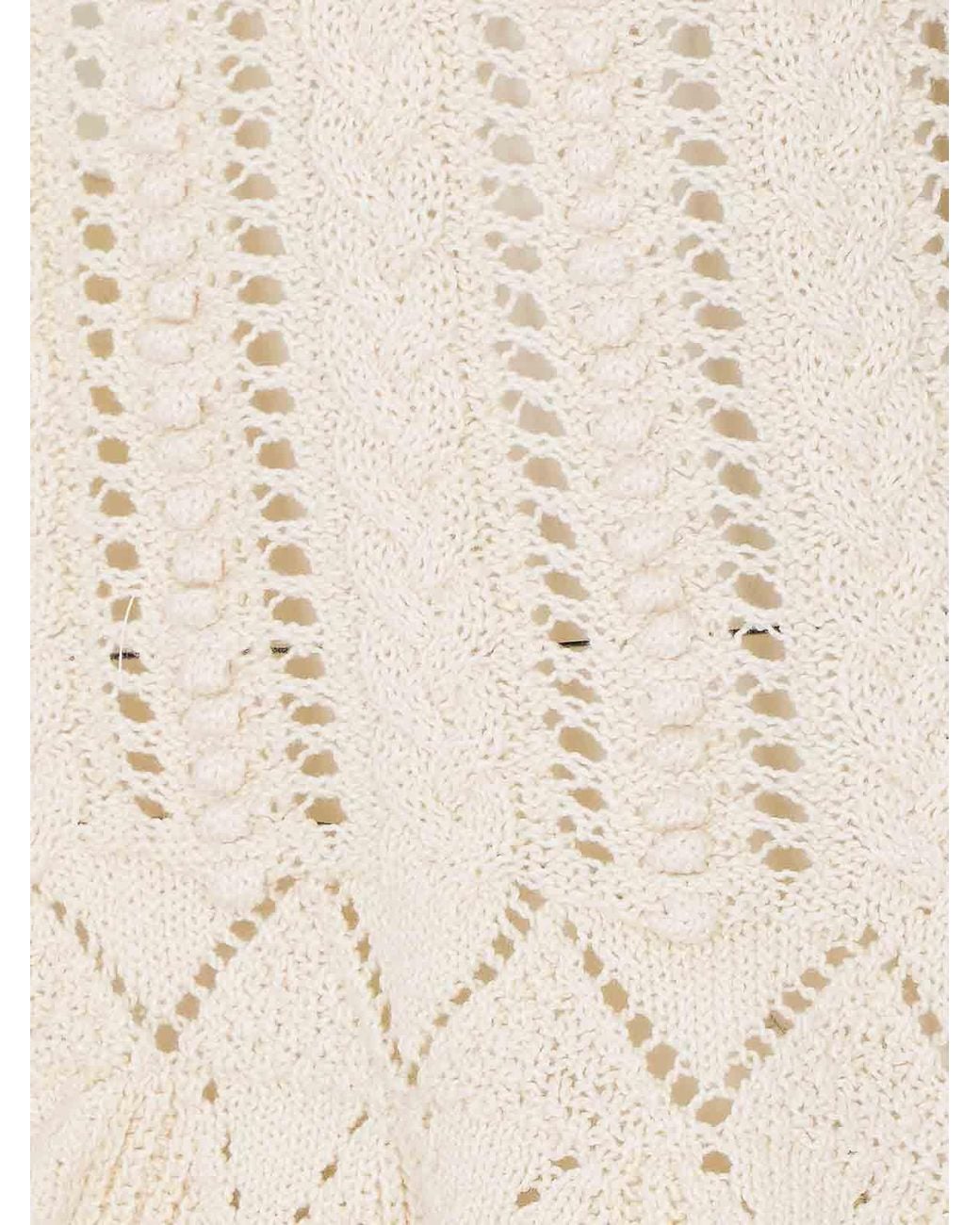 Isabel Marant Natural Neves Knit Top