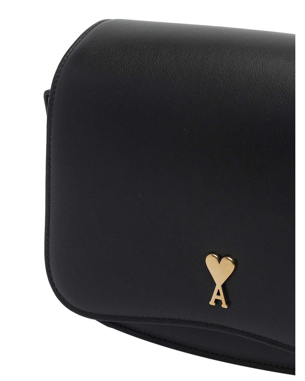 AMI Black Paris Paris Crossbody Bag