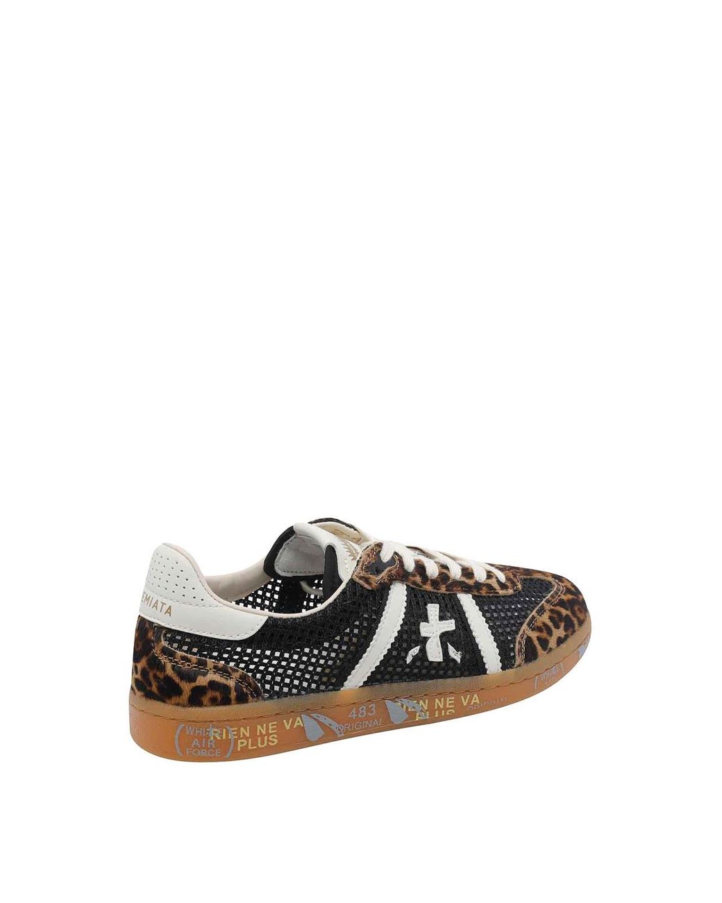Premiata Black Bonnied Sneakers