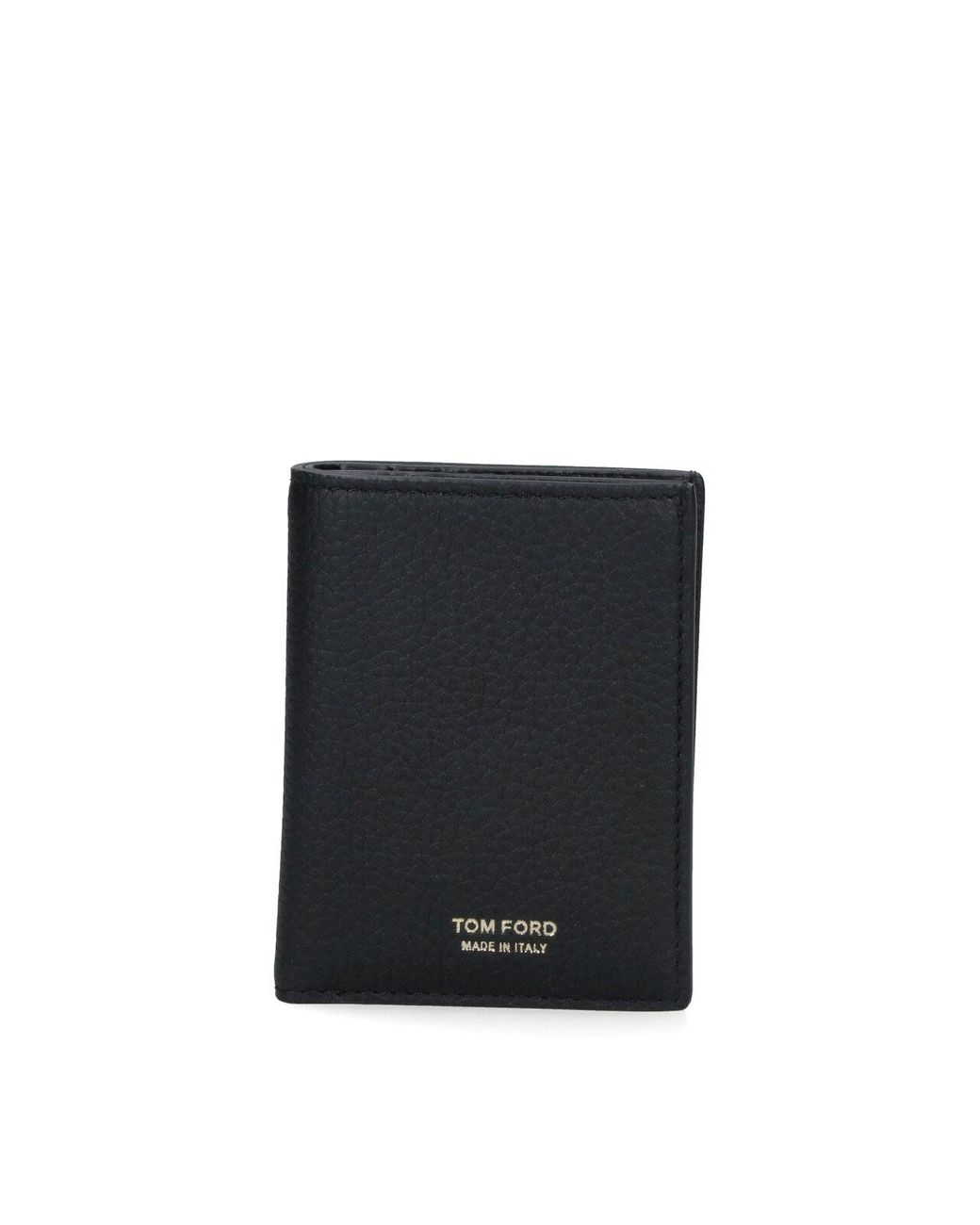 Tom Ford Black Portacarte Bi-Fold for men
