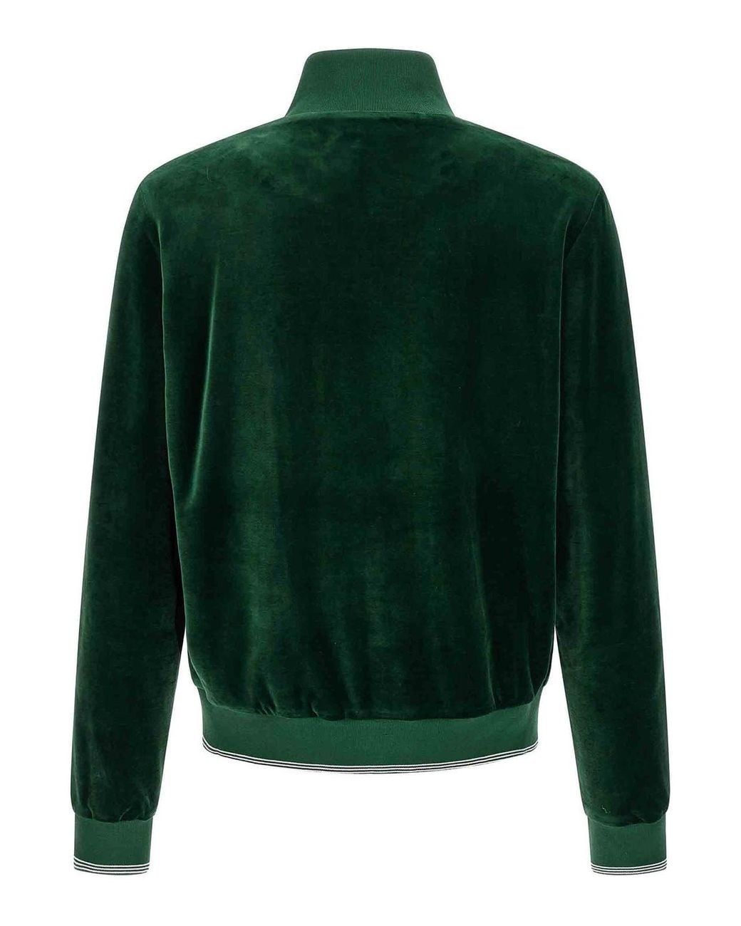 Casablanca Green Velour Sweatshirt for men