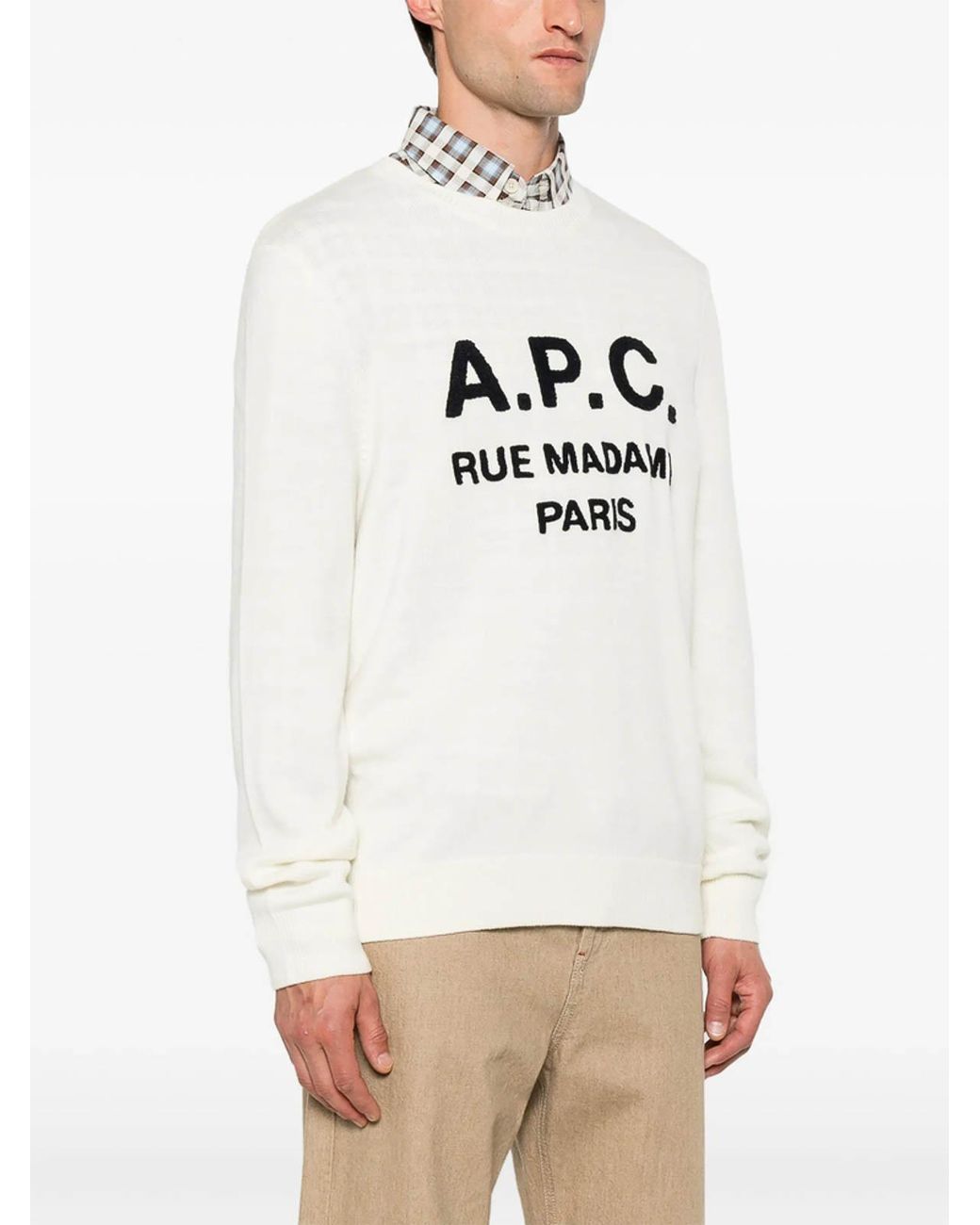 A.P.C. Natural Sweater for men