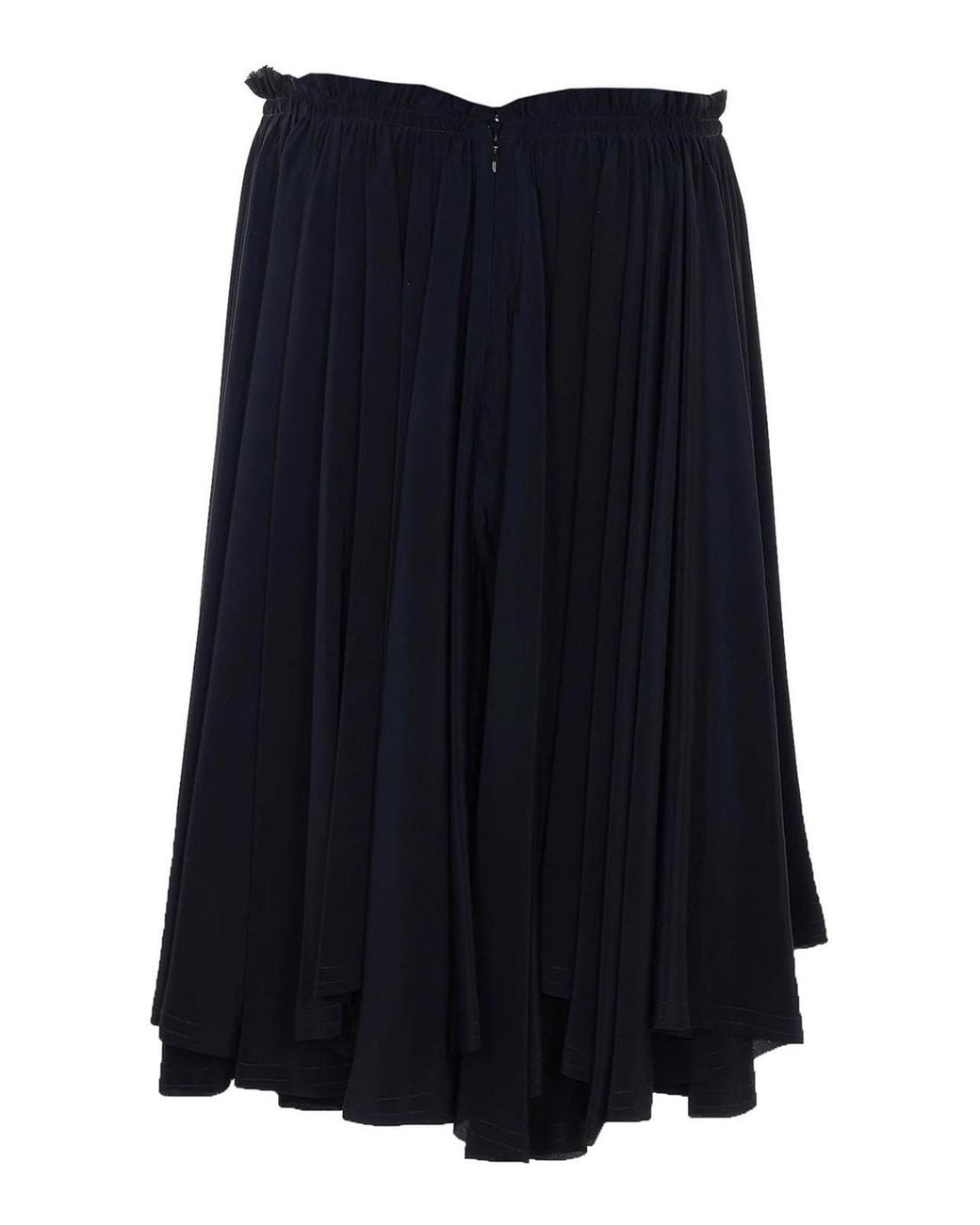 AMI Blue Midi Corolla Skirt