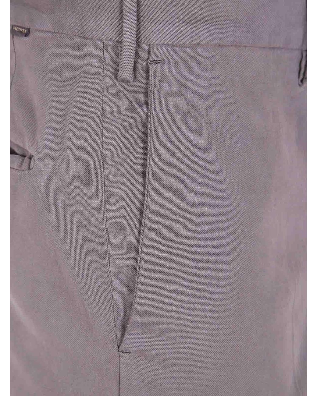 Incotex Purple Regular Trousers for men