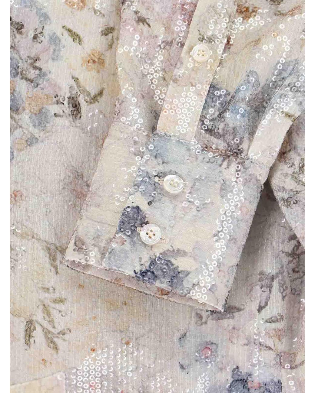 Golden Goose Deluxe Brand White Pleated Shirt