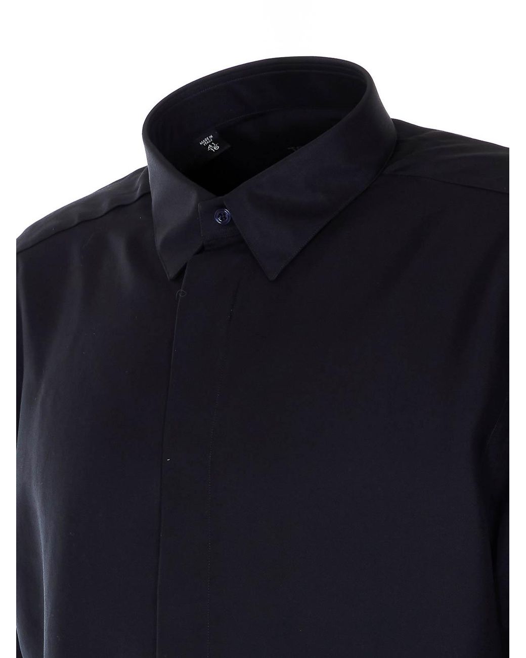 Tom Ford Blue Washed Drapy Shirt for men