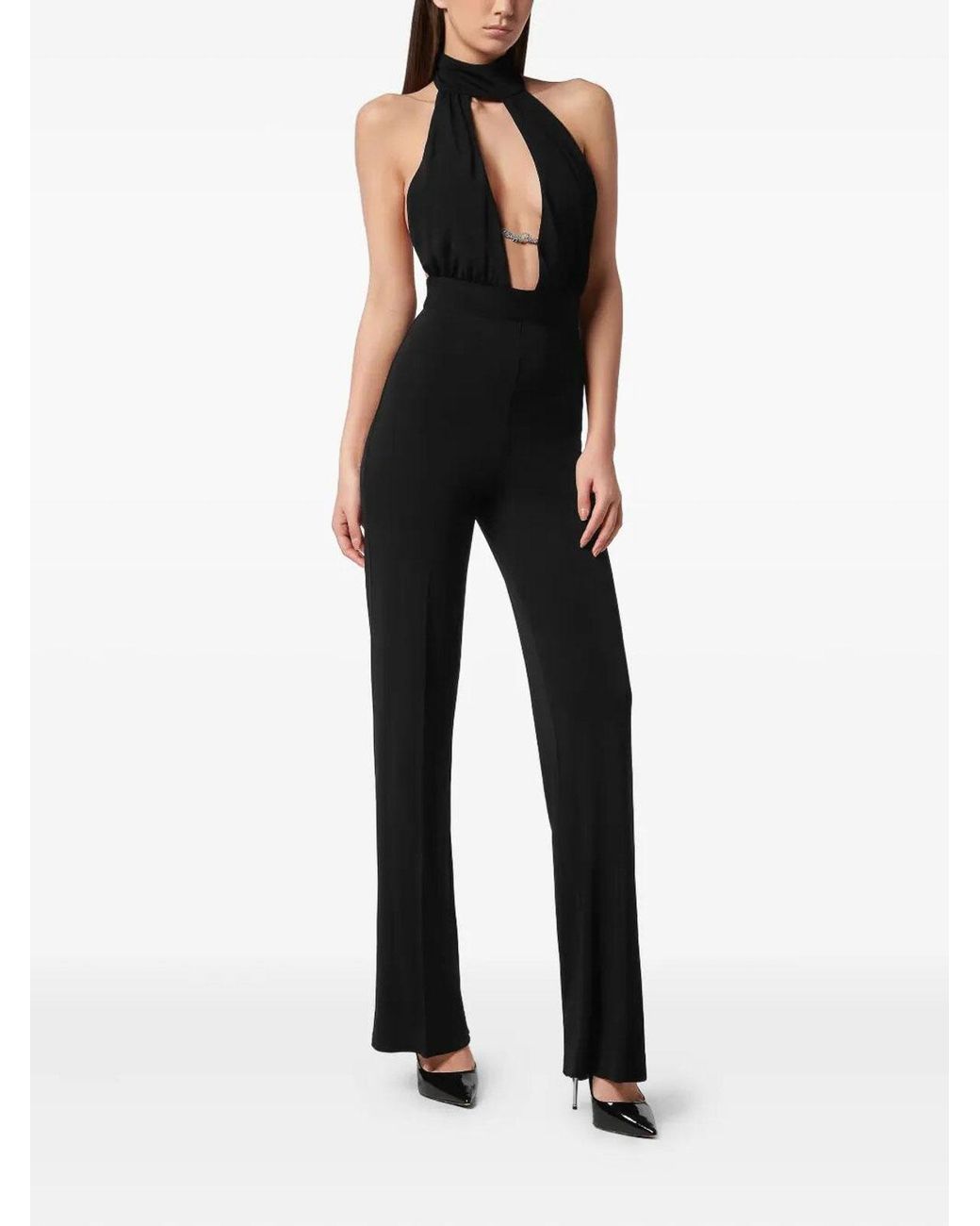 Philipp Plein Black Jumpsuits