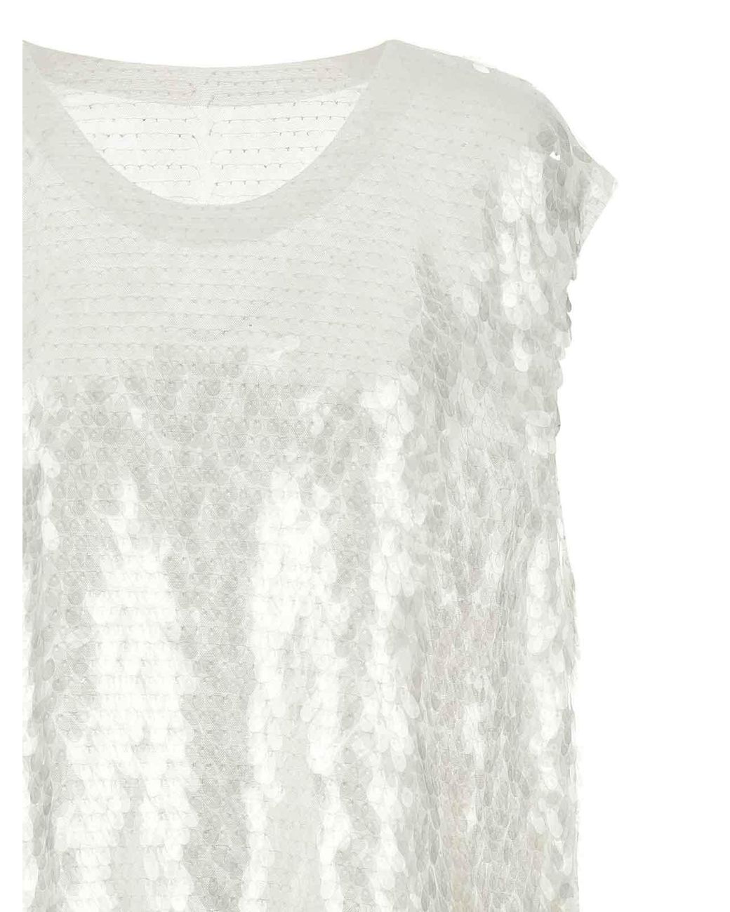 Norma Kamali White Boyfriend Top