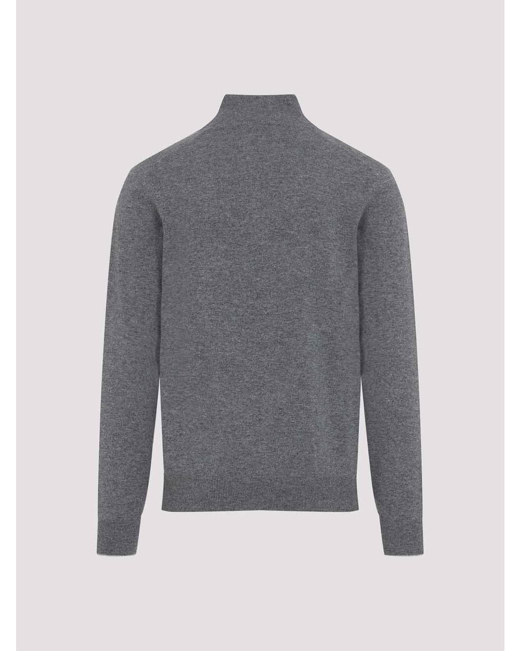 Suéter Cuello Redondo Brunello Cucinelli de hombre de color Gray