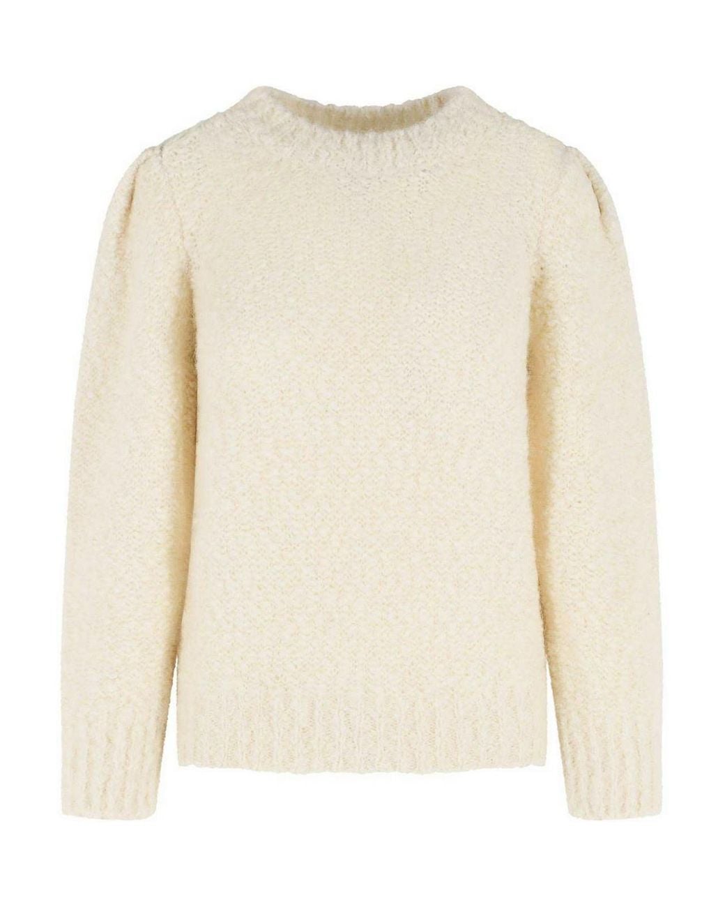 Isabel Marant Natural Emma Ivory Virgin Wool Blend Sweater