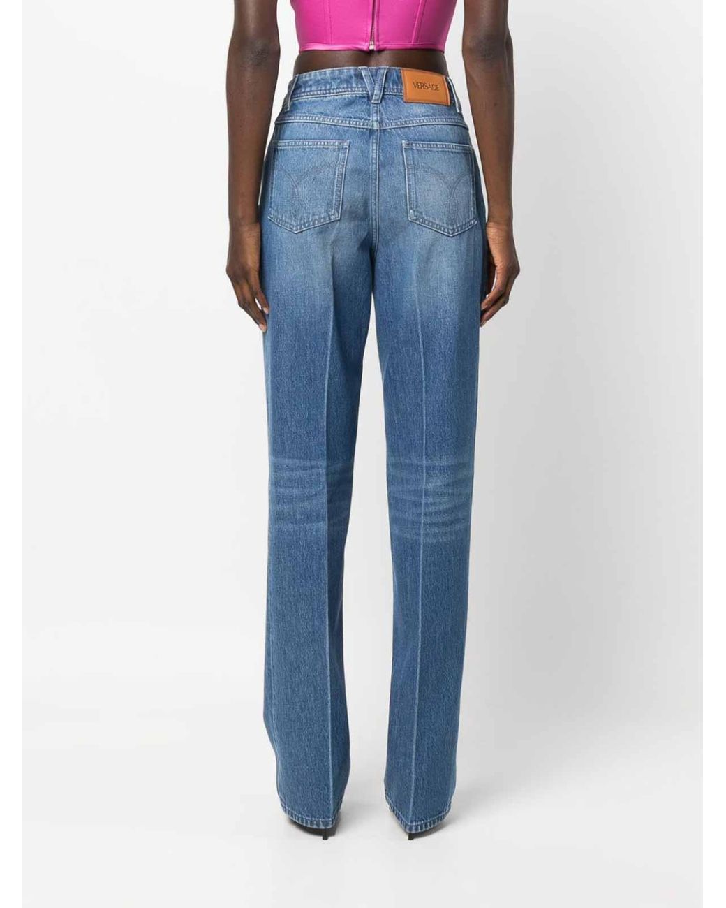 Jeans Boot-Cut Versace de color Blue