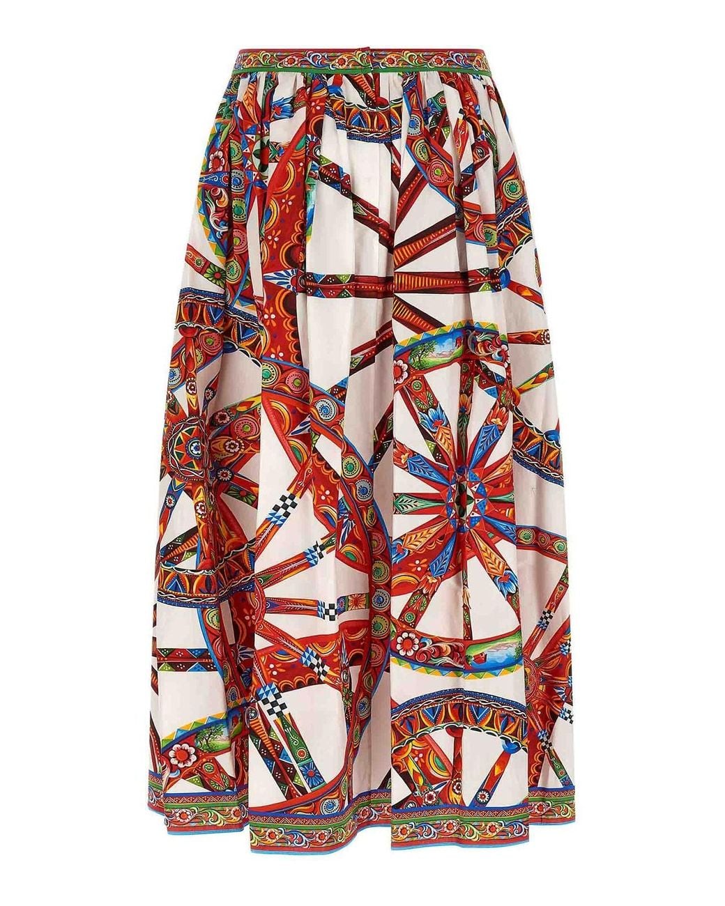Dolce & Gabbana Red Skirt