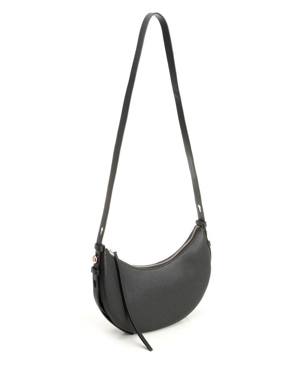 Tory Burch Gray Romy Half Moon Bag