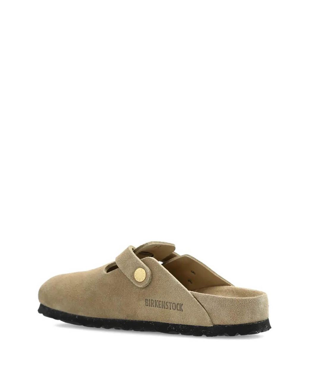 Birkenstock Brown Boston Exq Taupe Suede Leather