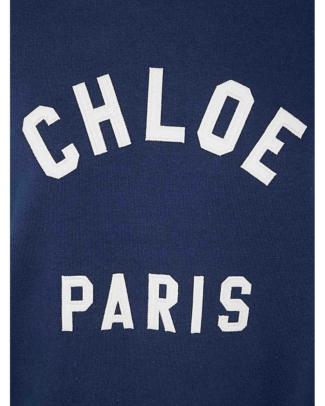 Chloé Blue Paris Cotton Pullover