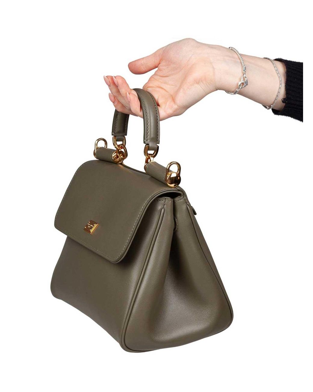 Dolce & Gabbana Metallic Dolce E Gabbana My Sicily Handbag