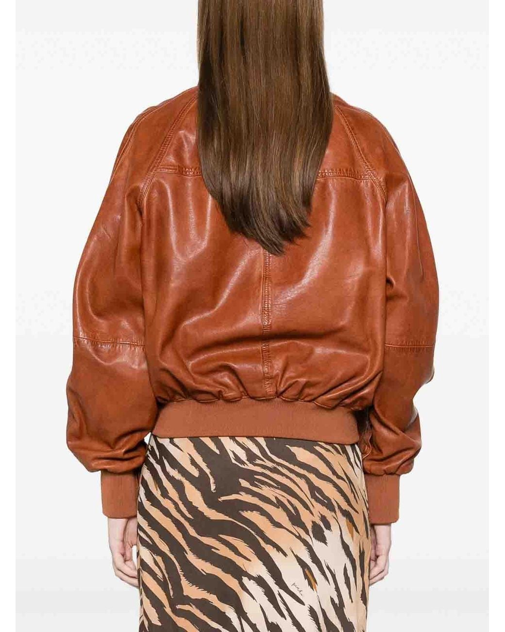 Pinko Brown Barbra Bomber