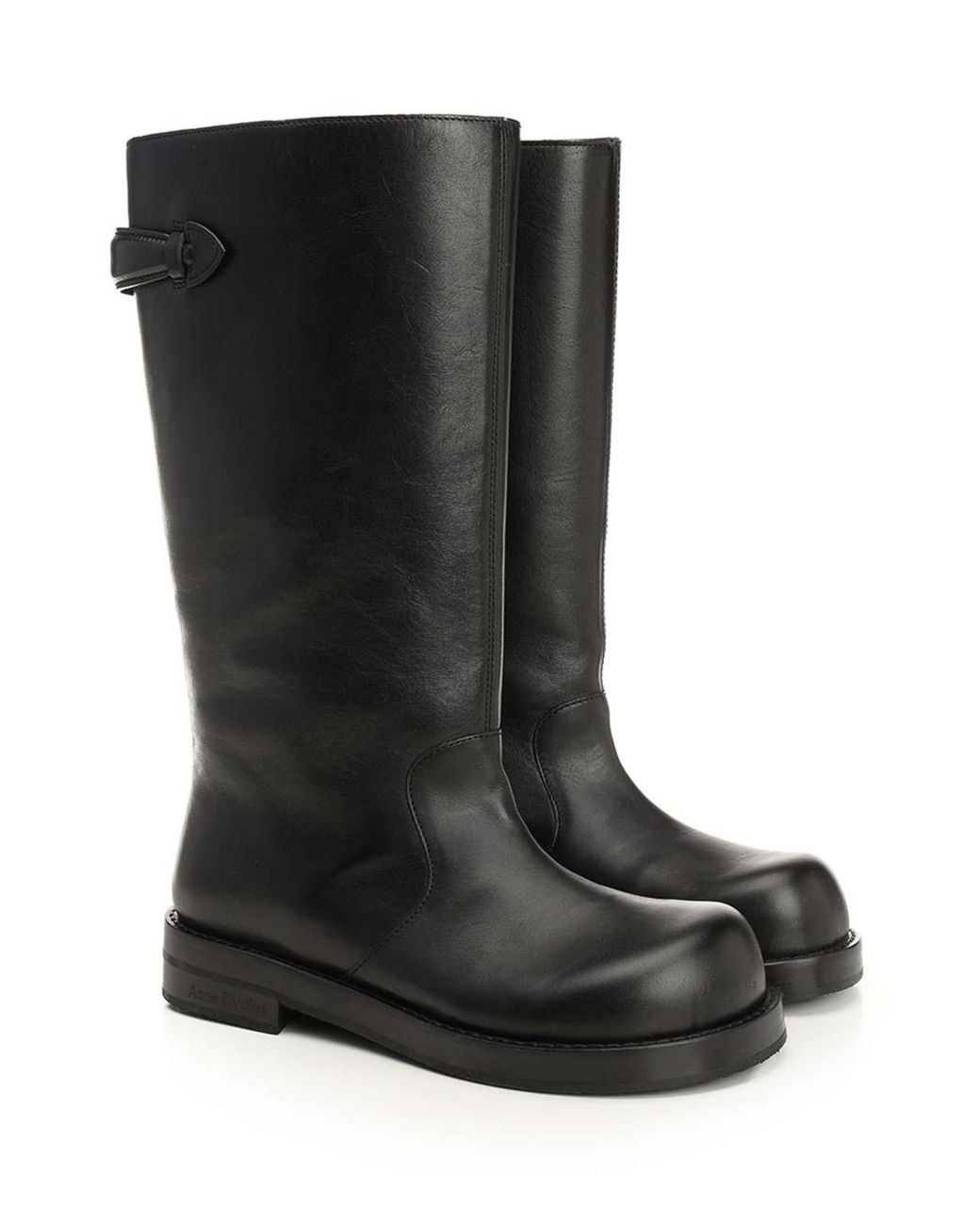 Acne Black Leather Boots