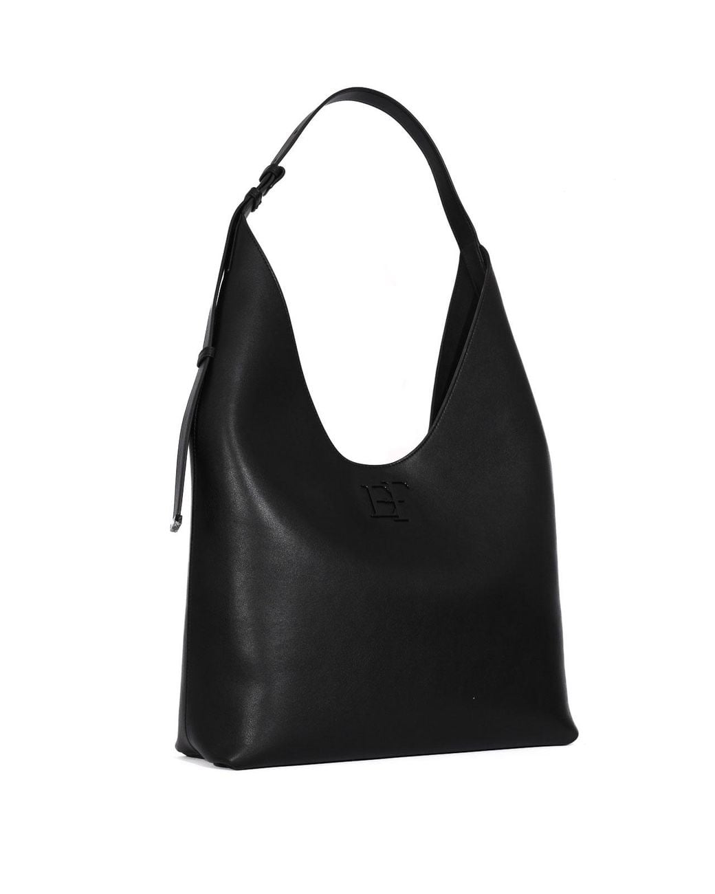 Elisabetta Franchi Black Large Hobo Bag