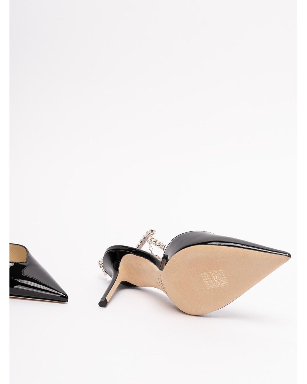 Jimmy Choo Metallic Saeda 90 Court Shoes