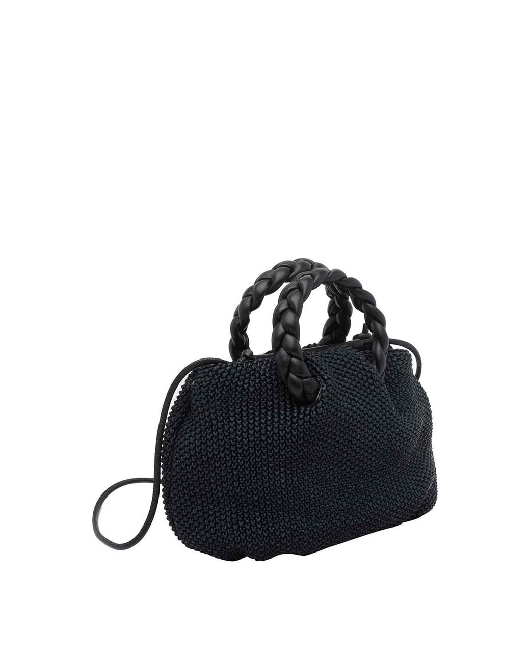Hereu Blue Rafia Bombom Handbag
