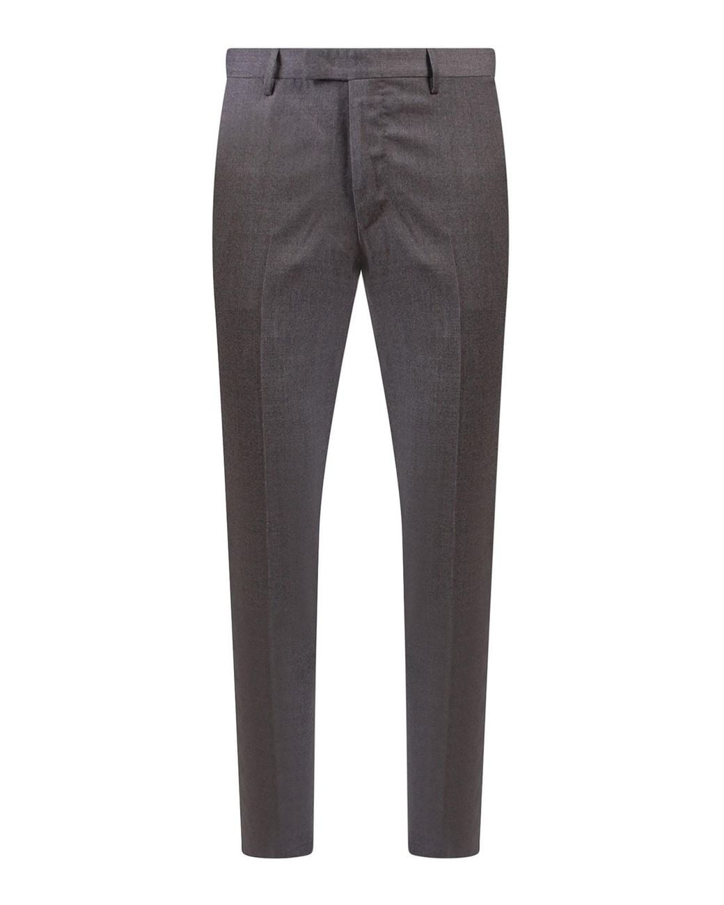 PT Torino Gray Virgin Wool Pants for men