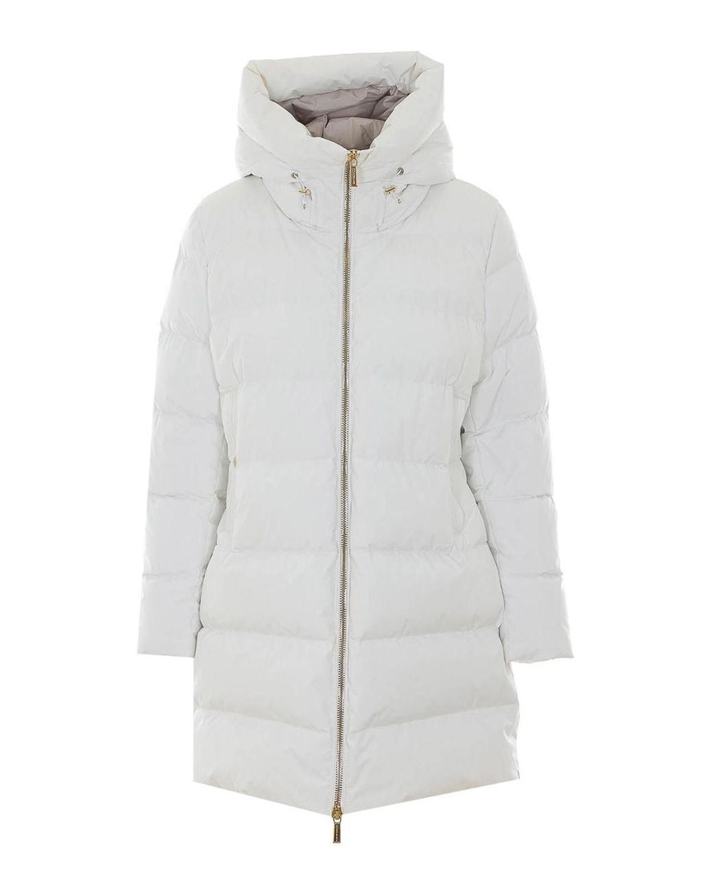 Moorer White Klie Down Jacket
