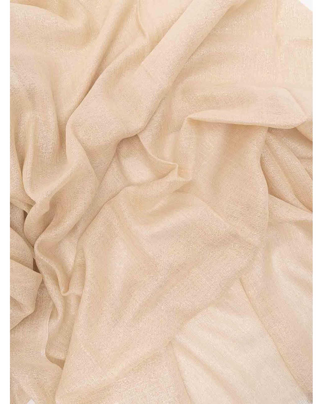 Brunello Cucinelli Natural Cashmere And Silk Scarf