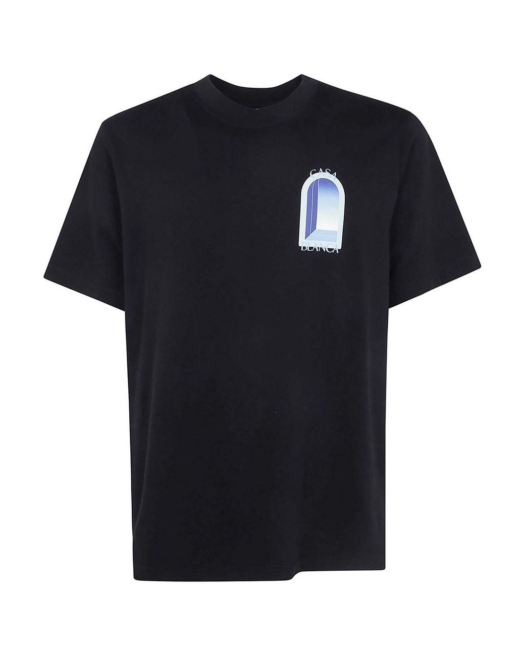 Casablanca Black Classic T-Shirt for men