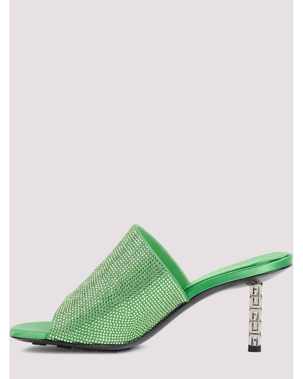 Givenchy Green G Cube Mules