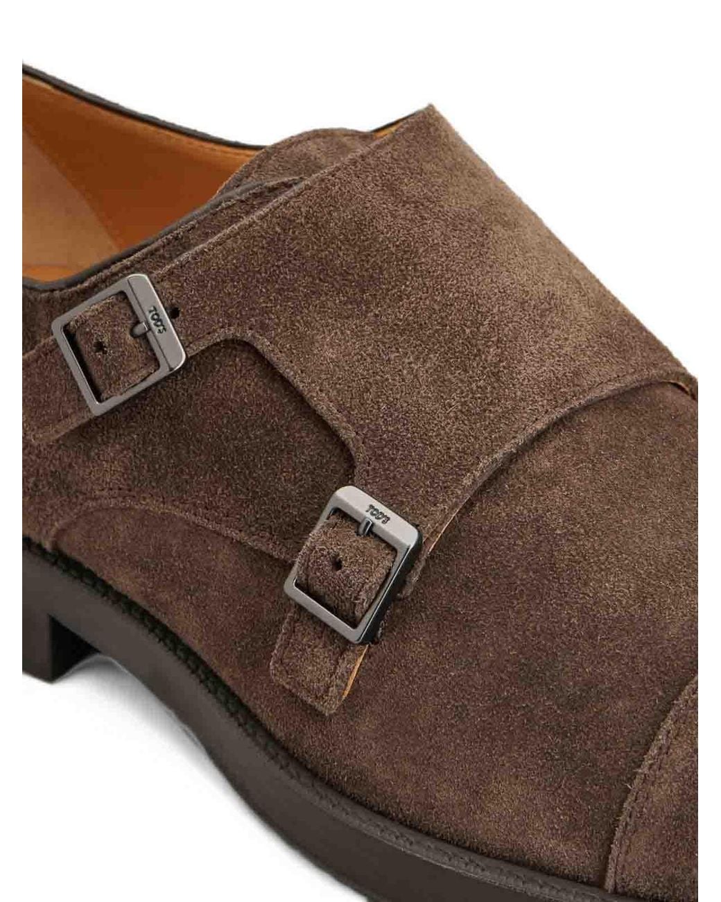 Double Monk Strap di Tod's in Brown da Uomo