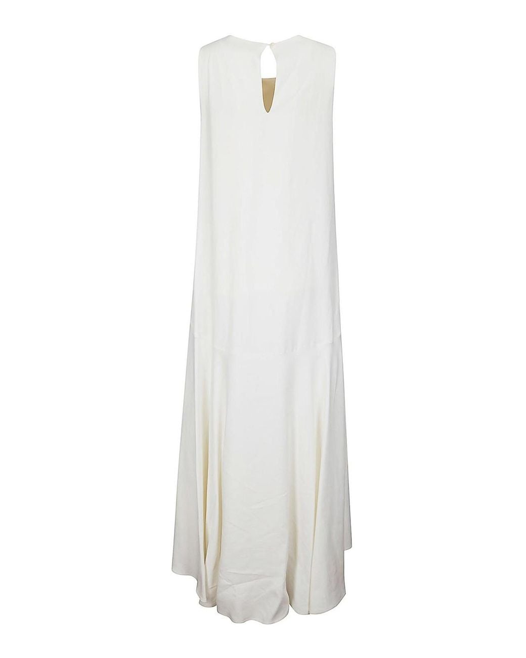 P.A.R.O.S.H. White Long Dress