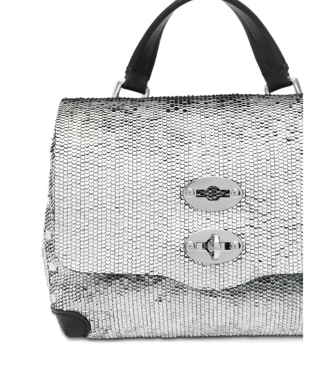 Zanellato White Postina Cbi Baby Leather Handbag