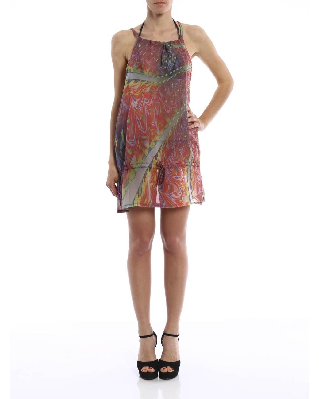 MARIA ENRICA NARDI Pink Ibiza Kaftan Cover-Up