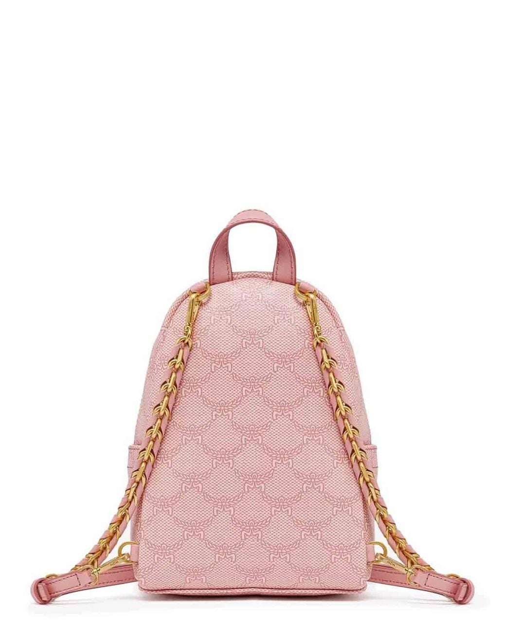 MCM Pink Backpack Stark Lauretos