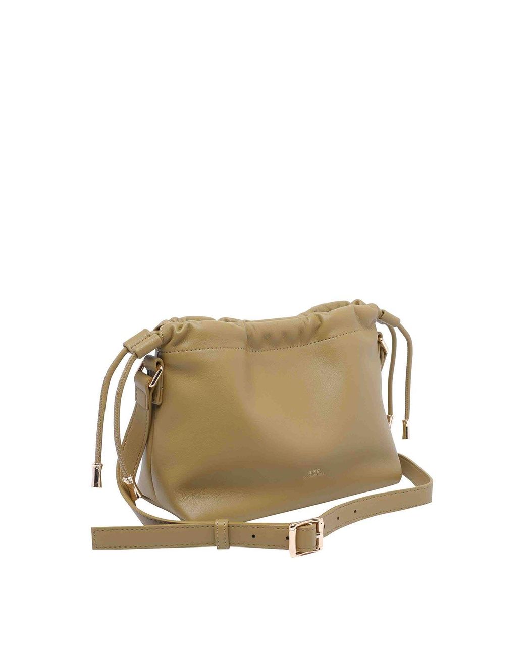 A.P.C. Green Mini Ninon Bucket Bag