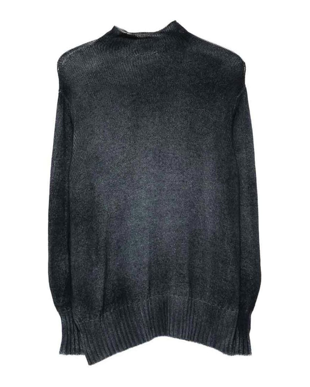 Avant Toi Black Cashmere Crewneck Jumper