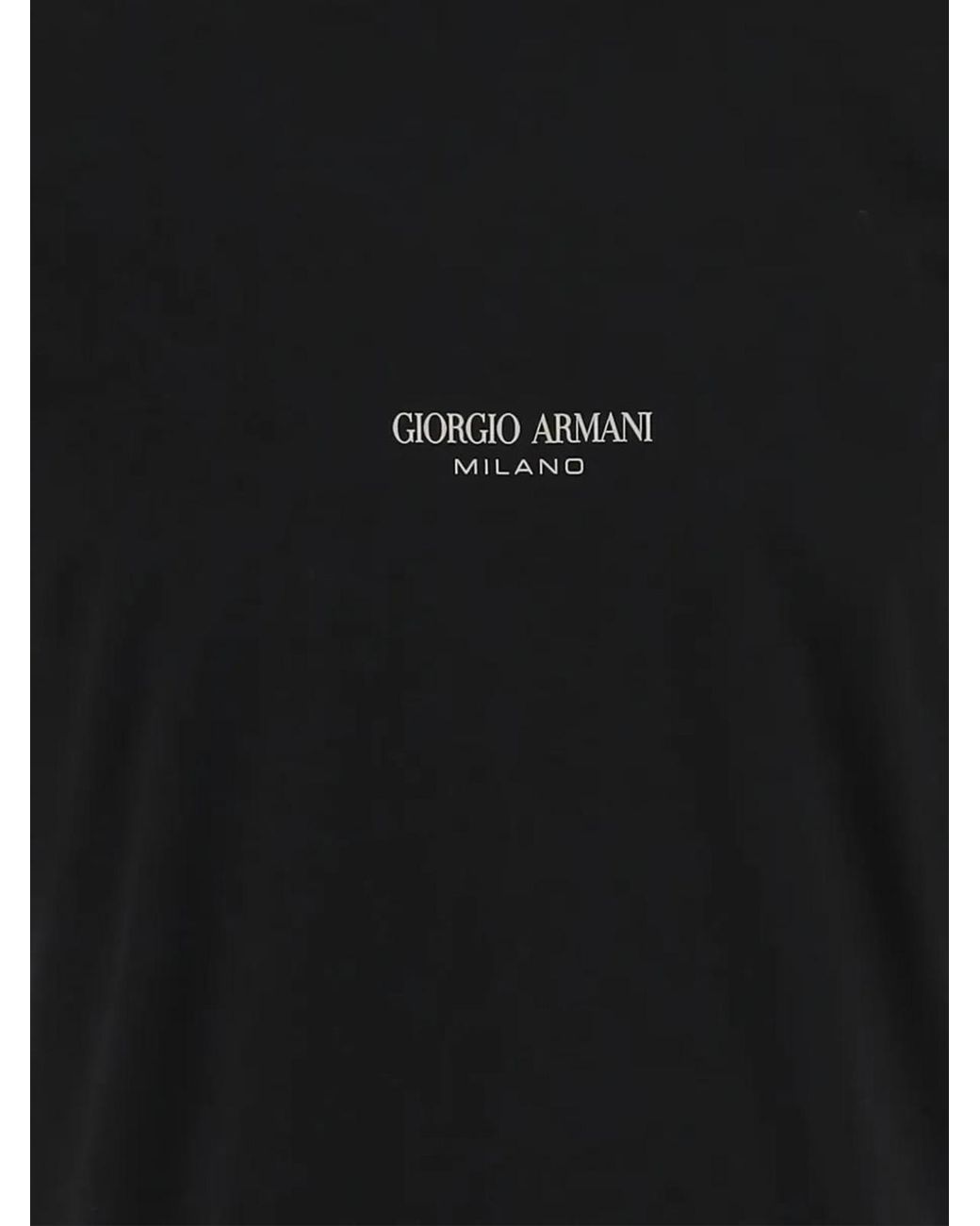 Giorgio Armani Black T-Shirt for men